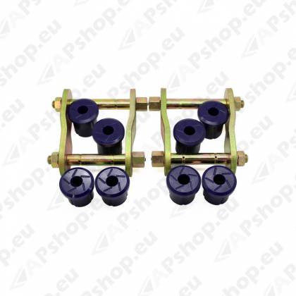 SuperPro GREASABLE SHACKLE & BUSH KIT KIT0193RSK