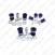 SuperPro SuperPro Bush Kit Prado/ Landcruiser 120 Series - Front KIT5236FK