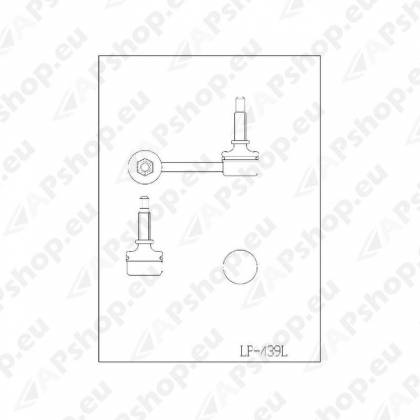 SuperPro SuperPro Sway Bar Link AssemblAssembly LP439A