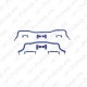 SuperPro Front & Rear Anti-Roll Bar Kit RC0074KIT