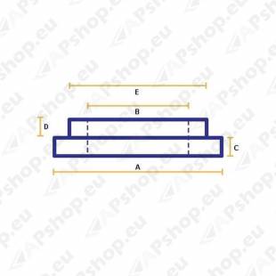 SuperPro REAR SPRING SPACER (5mm LIFT) SPF0851-5K
