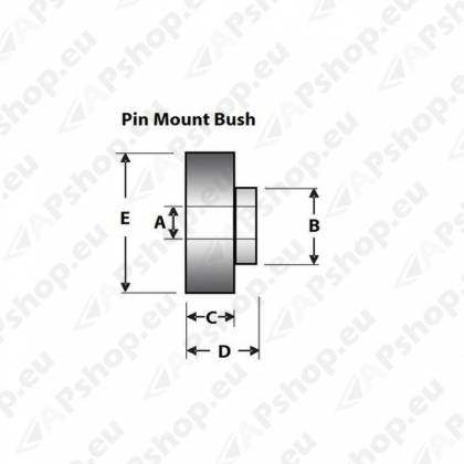 SuperPro PIN STYLE SHOCK ABSORBER MOUNT SPF2244K