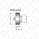 SuperPro UNIVERSAL SHOCK BUSH WITH SPIG SPF2724K