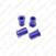 SuperPro REAR SPR REAR UPP SHACKLE KIT SPF3803K