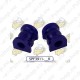 SuperPro SWAY BAR TO CHASSIS 19MM KIT SPF3911-19K