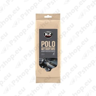 K2 POLO MATT COCKPIT WIPES SALONGIPUHASTUSLAPID MATT 24TK