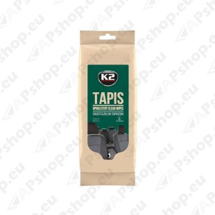 K2 TAPIS UPHOLSTERY CLEAN WIPES TEKSTIILI PUHASTUSLAPID 24TK