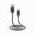 LAADIMISJUHE 1.0M MICRO USB MUST SBS MOBILE