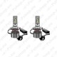 12V H4 LED PIRNIDE KOMPLEKT 13/13W 700/1000LM P43T 6000K 2TK