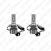 12V H4 LED PIRNIDE KOMPLEKT 13/13W 700/1000LM P43T 6000K 2TK