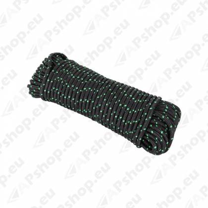 NÖÖR/KÖIS KAPRON 1/4" / 6.35MM. 30M. MUST (ROHELISED TÄPID) JBM