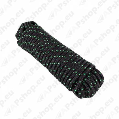 NÖÖR/KÖIS KAPRON 1/2" / 12.5MM. 30M. MUST (ROHELISED TÄPID) JBM