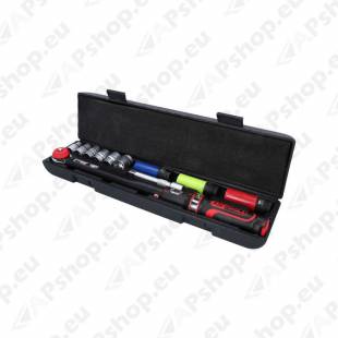 MOMENTVÕTI ERGOTORQUE 72H 20-200NM 1/2"+ PADRUNID. KARBIS. 11 OSA KS TOOLS