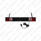 1020X140MM 2 LED TULI+KOLMURGAD ALUSEL. 12V 5M KAABEL 7-PIN JBM