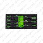 7-OS. TORX KRUVIKEERAJATE KOMPLEKT PU/CARBON PANEELIS JBM