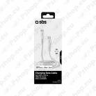 LAADIMISJUHE 1.0M LIGHTNING/APPLE - USB-C VALGE SBS