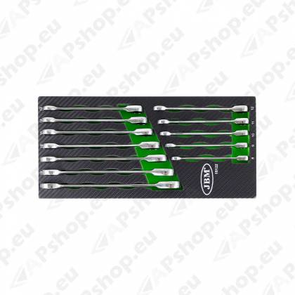 12-OS. TIRR SILMUS-LEHTVÕTMETE KOMPL. 8-19MM CARBON-FOAM PANEEL JBM