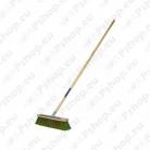 TÄNAVAHARI NAILON HARJASED. METALLIST KAABITS. PUIDUST VARS 1600X500MM US50 BIG